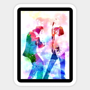 Pulp Fiction Watercolor Sticker